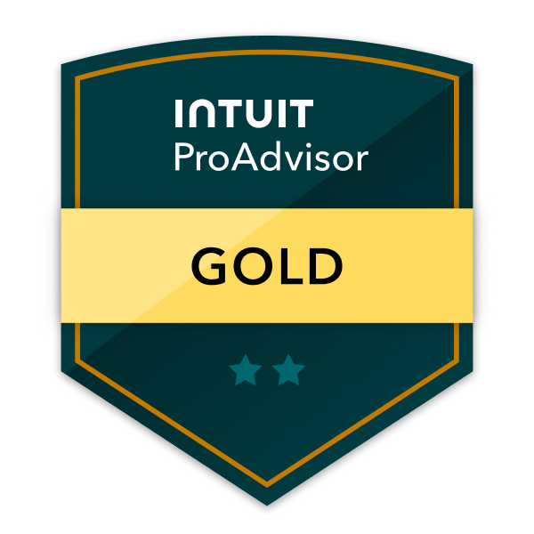 Intuit QuickBooks Certified ProAdvisor Gold badge